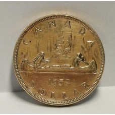 CANADA 1952 . ONE 1 DOLLAR . SCARCE TYPE 